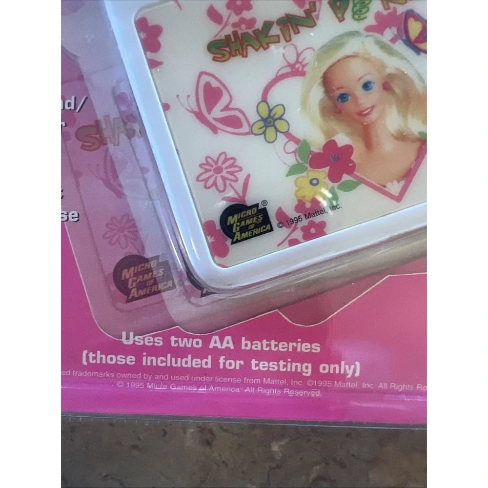 1995 Barbie Shakin Pinball Micro Games Of America Electronic Handheld NOT TESTED